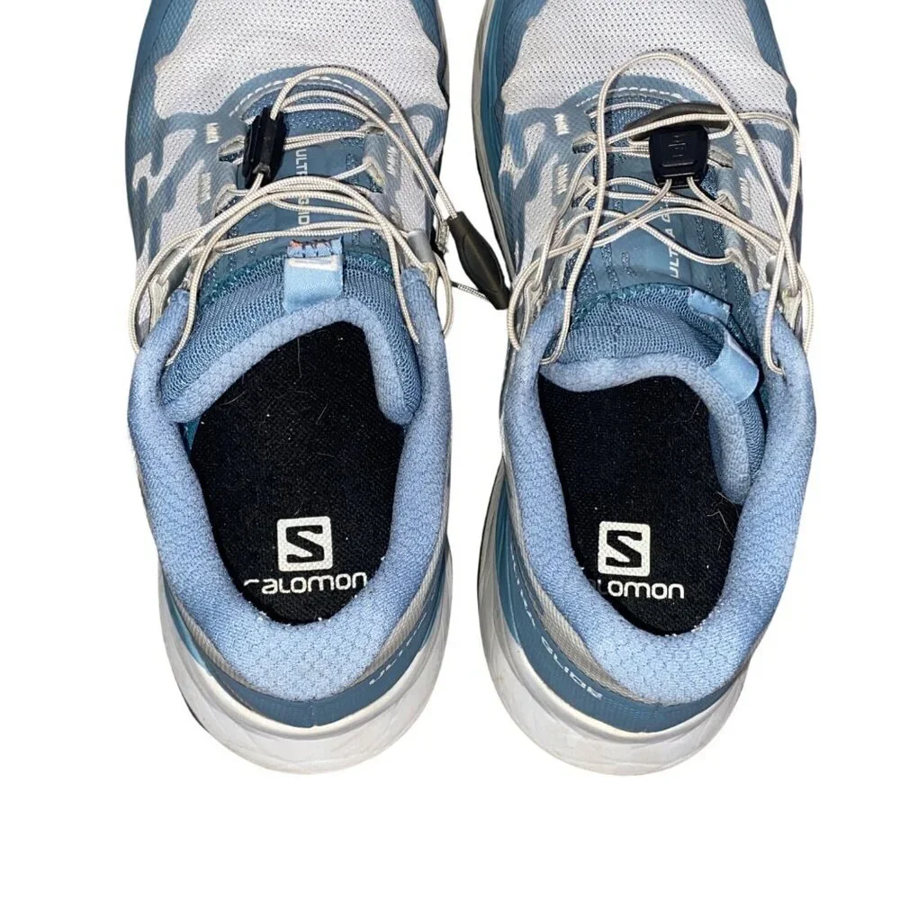 Salomon Z3244 Women's Blue Ultra Glide Trail Running Shoes Size 7.5M hiking shoe